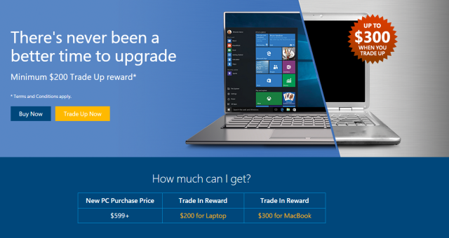 Přineste svůj MacBook a dostaňte 300 dolarů, slibuje Microsoft v novém promu