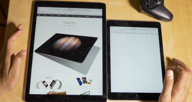 4 GB RAM v iPadu Pro umožňují výrazně rychlejší načítání karet v Safari