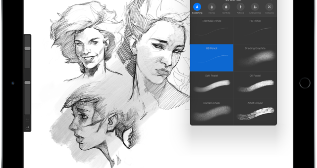 Procreate verze 3 přidala podporu pro iPad Pro, Apple Pencil a nové štětce