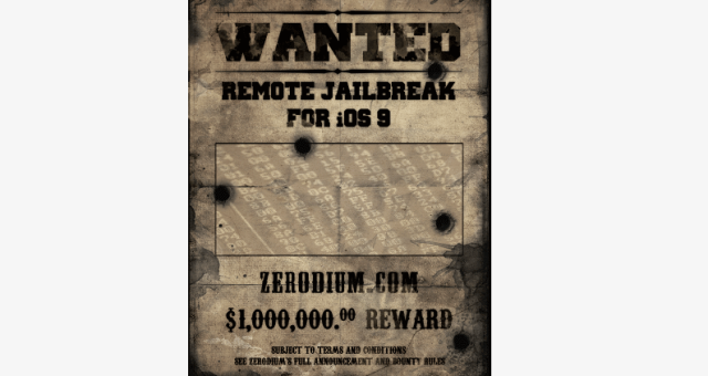 Jailbreak pro iOS 9.1/9.2 za milion dolarů