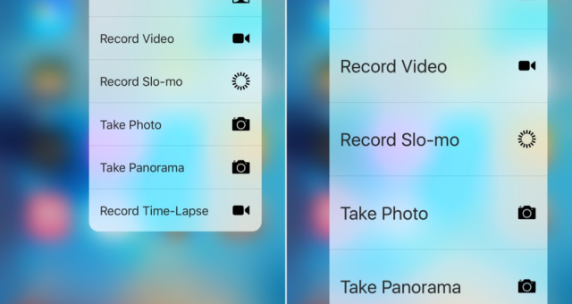 Jak přidat Panorama a Časo-sběr 3D Touch zkratky k aplikaci Fotoaparát