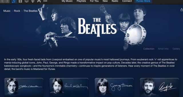 Hudba od Beatles přijde na Štědrý den na jednu hudební streamovací službu