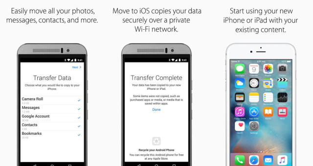 Apple pravděpodobně vyvíjí novou pomůcku, která umožní uživatelům iOS přenést svá osobní data do Androidu