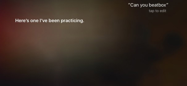 Siri se tajně naučila beatbox