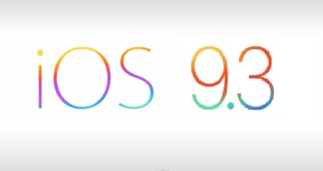 Nová beta verze iOS 9.3 je tady!
