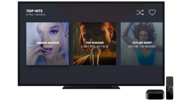Aplikace Vevo na Apple TV přináší 150 000 hudebních videí