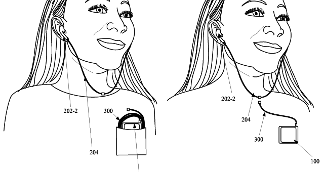Apple si nechal patentovat hybridní drátová/bezdrátová sluchátka pro iPhone