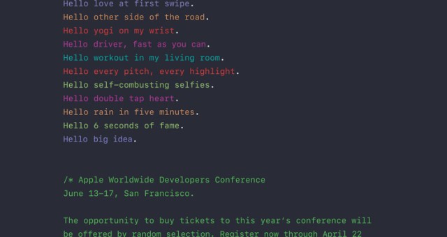 Vývojáři dostali oficiální pozvánky na konferenci Applu WWDC 2016