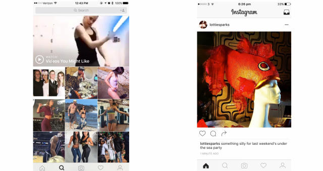 Instagram potichu testuje nový vzhled své iOS aplikace