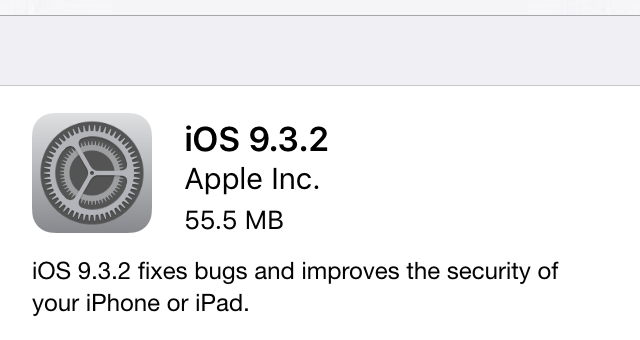 iOS 9.3.2 zamrzá některé 9,7 palcové iPady Pro s chybou „Error 56“