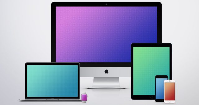 Gradientní tapety pro iPhone, iPad, Apple Watch a desktop