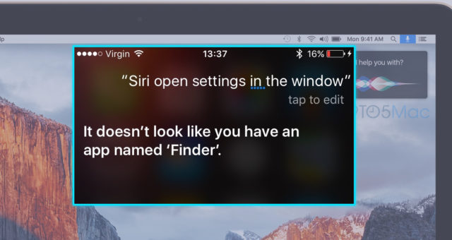 Siri se chystá na OS X, mluví o Finderu