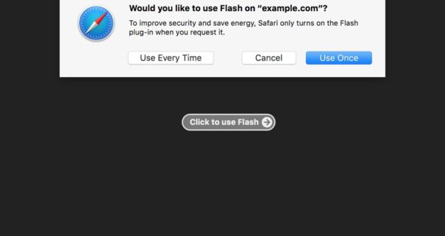 Safari v macOS Sierra bude automaticky blokovat Flash a jiné plug-iny