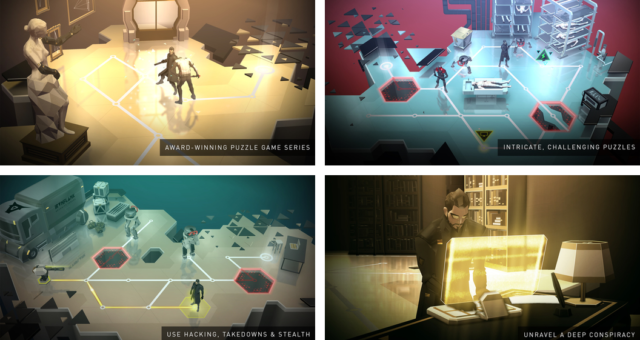 ﻿Oceňovaná hra Deus Ex GO vyšla na iPhone a iPad