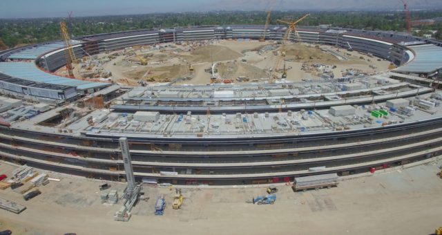 VIDEO: Stavební práce na Apple Campus 2 pomalu finišují
