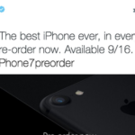 Apple na svém twitteru vyspoileroval iPhone 7 ještě než ho oficiálně představil