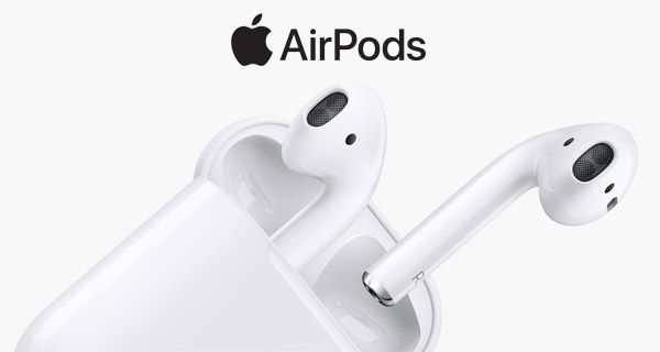 Bezdrátová sluchátka AirPods budou dostupná 30. listopadu