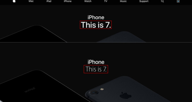 Apple změnil font na svých webových stránkách