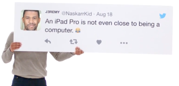 Nové reklamy Applu pokračují v nadsazování iPadu Pro nad PC