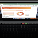 Touch Bar u nového MacBooku nyní podporuje MS Office