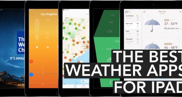 Nejlepší aplikace počasí pro iPad