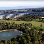 Nejnovější záběry pořízené dronem ukazují, že se výstavba Apple Parku blíží ke konci