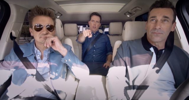 Apple sdílel trailer pro novou epizodu Carpool Karaoke s Jonem Hammem, Edem Helmsem a Jeremym Rennerem