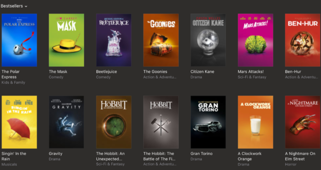The Hobbit, Life of Pi a další filmy na iTunes jsou nyní zlevněné