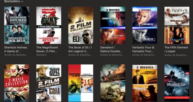 Jurassic Park, Elf a další filmy na iTunes jsou nyní zlevněné