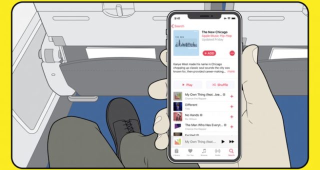 Od pátku budou moci předplatitelé Apple Music streamovat hudbu bez nákupu Wi-Fi na palubách American Airlines