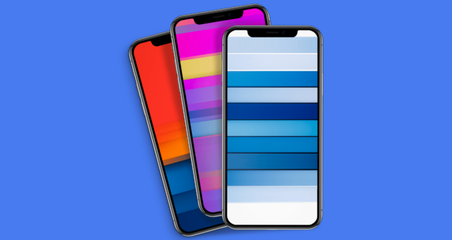 Tapety týdne: barevné horizontální pruhy pro iPhone