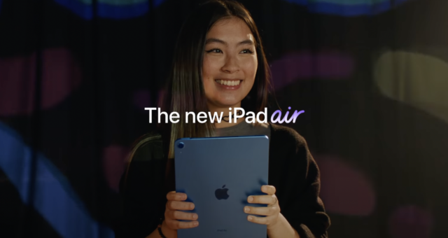 Apple v nejnovější reklamě propaguje zbrusu nový iPad Air