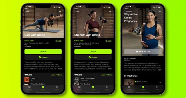 Apple Fitness+ přináší nová poporodní cvičení