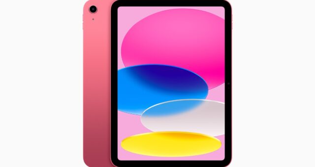 iPad 10 má FaceTime fotoaparát na bočním panelu zařízení, USB-C připojení a novou cenu
