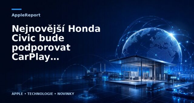 Nejnovější Honda Civic bude podporovat CarPlay a Android Auto