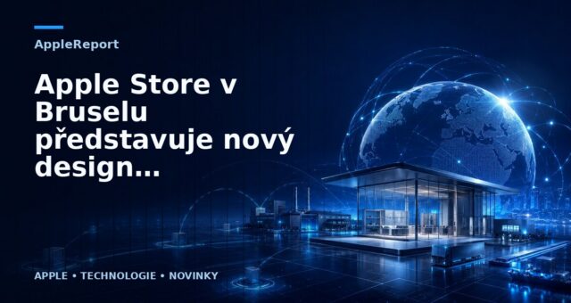 Apple Store v Bruselu představuje nový design obchodů