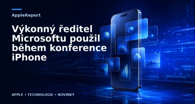 Výkonný ředitel Microsoftu použil během konference iPhone