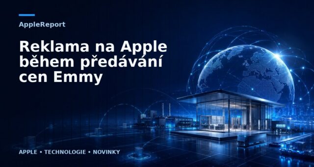 Reklama na Apple během předávání cen Emmy