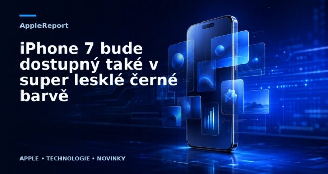 iPhone 7 bude dostupný také v super lesklé černé barvě