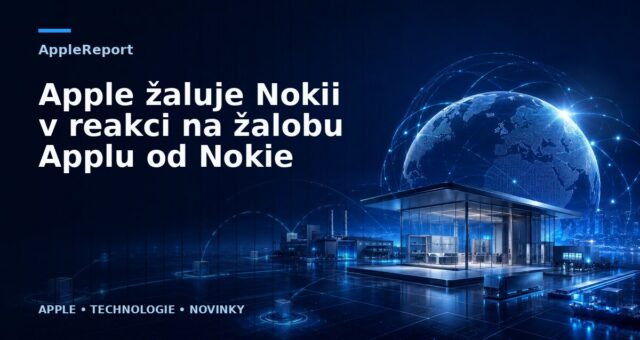 Apple žaluje Nokii v reakci na žalobu Applu od Nokie