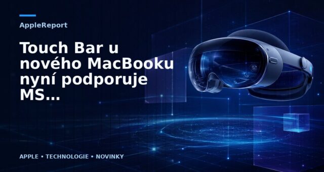 Touch Bar u nového MacBooku nyní podporuje MS Office