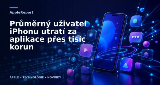 Průměrný uživatel iPhonu utratí za aplikace přes tisíc korun