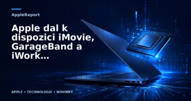 Apple dal k dispozici iMovie, GarageBand a iWork aplikace pro macOS a iOS zdarma pro všechny uživatele