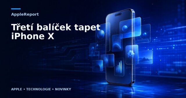 Třetí balíček tapet iPhone X