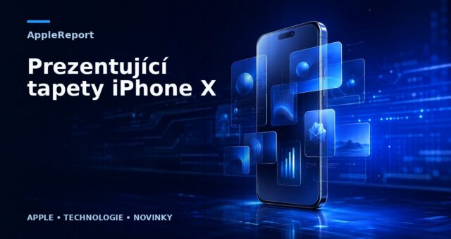 Prezentující tapety iPhone X