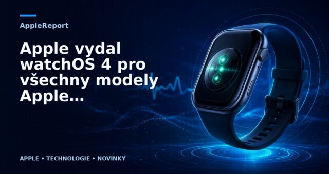 Apple vydal watchOS 4 pro všechny modely Apple Watch