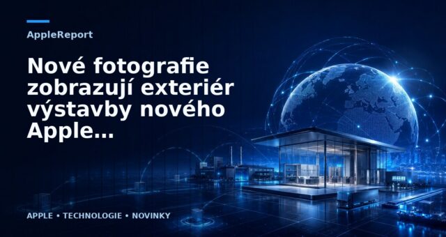 Nové fotografie zobrazují exteriér výstavby nového Apple Store ve Vídni