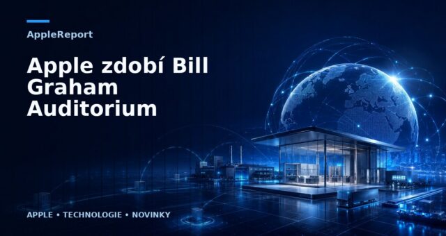 Apple zdobí Bill Graham Auditorium