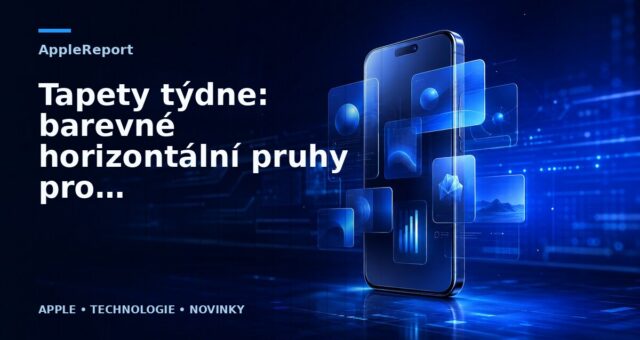 Tapety týdne: barevné horizontální pruhy pro iPhone
