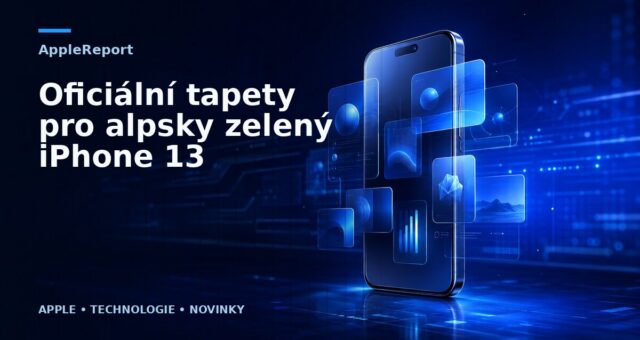 Oficiální tapety pro alpsky zelený iPhone 13